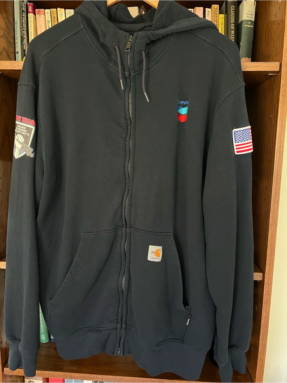 Vintage Chevron El Segundo Refinery Carhartt Hoodie (Flame Resistant)